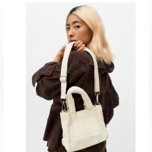 Ivory mini tote canvas bag UO